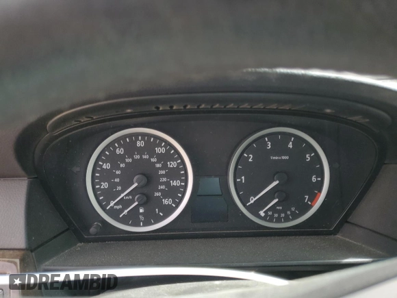 2007 BMW 5 Series 550i with VIN WBANB53567CP04231, listed as a Copart auction lot 49187015 with Not Provided miles and Salvage Title. Bid and sale history available at carsss.com. Image 9.