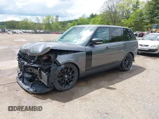 2018 Land Rover Range Rover HSE z VIN SALGS2SV1JA397462, wystawiony jako IAAI lot #42166558 z przebiegiem 55 421 mil mil oraz . Historia ofert i sprzedaży dostępna na DreamBid. Obrazek 2.