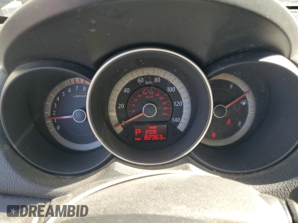 2012 Kia Forte EX with VIN KNAFU4A23C5602157, listed as a Copart auction lot 71222994 with 82,363 mi miles and Salvage Title. Bid and sale history available at carsss.com. Image 9.