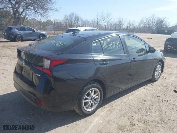 2019 Toyota Prius L Eco with VIN JTDKARFU1K3092063, listed as a IAAI auction lot 41745789 with 169,882 mi miles. Bid and sale history available at carsss.com. Image 4.