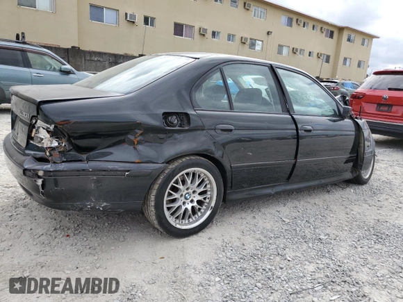 2003 BMW 5 Series 530iA with VIN WBADT63493CK29223, listed as a Copart auction lot 81287224 with 170,888 mi miles and Salvage Title. Bid and sale history available at carsss.com. Image 3.