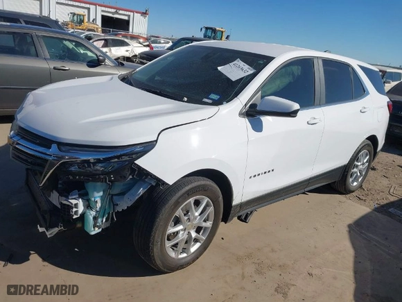2024 Chevrolet Equinox LT with VIN 3GNAXKEG3RL345399, listed as a IAAI auction lot 41263632 with 51,139 mi miles. Bid and sale history available at carsss.com. Image 2.