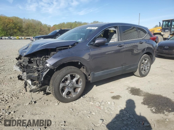 2019 Honda CR-V EX with VIN 2HKRW2H51KH626714, listed as a Copart auction lot 54062155 with 72,921 mi miles and Salvage Title. Bid and sale history available at carsss.com. Image 1.