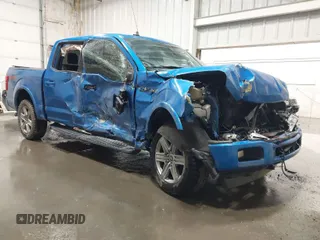 2019 Ford F-150 XL with VIN 1FTEW1E43KKE79396, listed as a IAAI auction lot 41706258 with 35,839 mi miles. Bid and sale history available at carsss.com. Image 1.