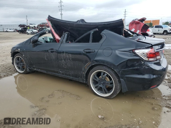 2013 Honda Civic LX z VIN 19XFB2F54DE279078, wystawiony jako Copart lot #56290345 z przebiegiem Nie podano mil oraz Szkoda całkowita • Salvage title. Historia ofert i sprzedaży dostępna na DreamBid. Obrazek 2.