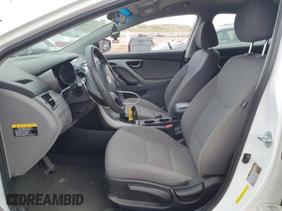 2015 Hyundai Elantra SE with VIN 5NPDH4AE1FH596078, listed as a Copart auction lot 52985755 with 95,758 mi miles and Salvage title. Bid and sale history available at DreamBid. Image 7.