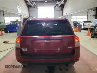 2012 Jeep Compass Latitude with VIN 1C4NJDEB5CD525069, listed as a Copart auction lot 51205565 with 178,534 mi miles and Salvage Title. Bid and sale history available at carsss.com. Image 6.