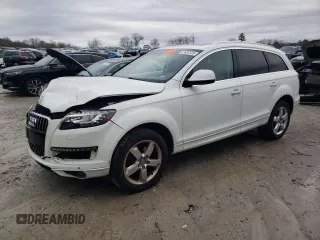 2015 Audi Q7 Premium Plus z VIN WA1LGAFE9FD006456, wystawiony jako Copart lot #47632125 z przebiegiem 123 038 mil mil oraz Czysty tytuł • Clean title. Historia ofert i sprzedaży dostępna na DreamBid. Obrazek 1.