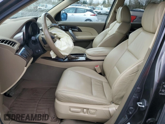2010 Acura MDX Technology with VIN 2HNYD2H46AH513755, listed as a Copart auction lot 49477975 with 151,411 mi miles and Salvage Title. Bid and sale history available at DreamBid. Image 7.