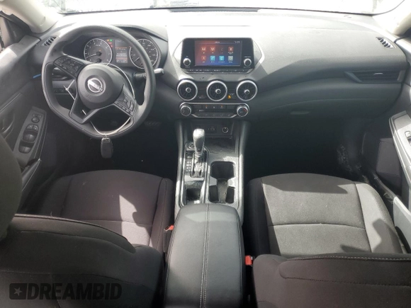 2025 Nissan Sentra S with VIN 3N1AB8BV4SY221733, listed as a Copart auction lot 47888115 with 6,100 mi miles and Salvage title. Bid and sale history available at DreamBid. Image 8.