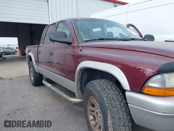 2003 Dodge Dakota SLT with VIN 1D7HG48N43S256520, listed as a IAAI auction lot 42111997 with 218,061 mi miles and . Bid and sale history available at carsss.com. Image 6.
