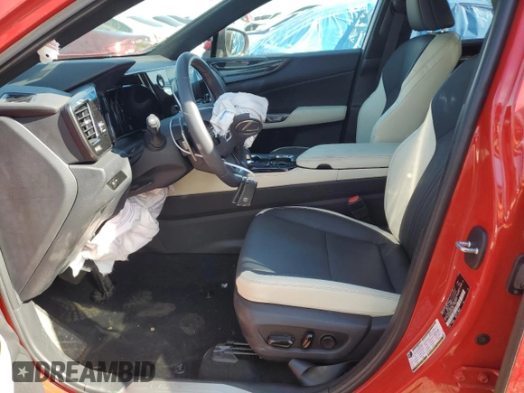 2023 Lexus NX 350 with VIN 2T2AGCEZXPC023404, listed as a Copart auction lot 54760225 with 13,538 mi miles and Salvage title. Bid and sale history available at DreamBid. Image 7.