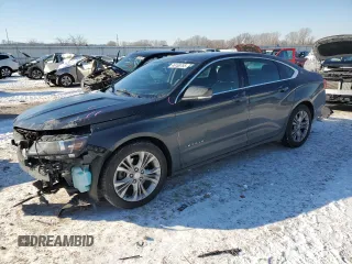 2015 Chevrolet Impala LT with VIN 2G1125S32F9248678, listed as a Copart auction lot 46180765 with 236,585 mi miles and Salvage title. Bid and sale history available at DreamBid. Image 1.