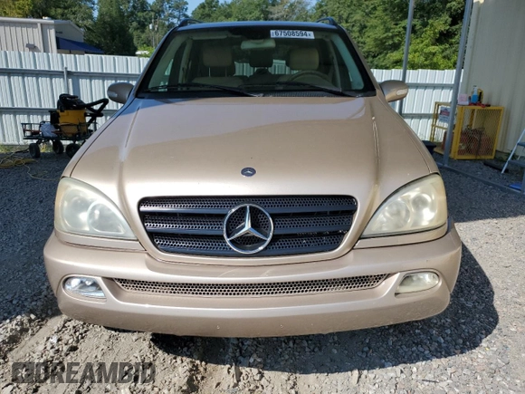 2002 Mercedes-Benz M-Class with VIN 4JGAB75E52A341544, listed as a Copart auction lot 67508594 with 171,626 mi miles and Salvage Title. Bid and sale history available at carsss.com. Image 5.