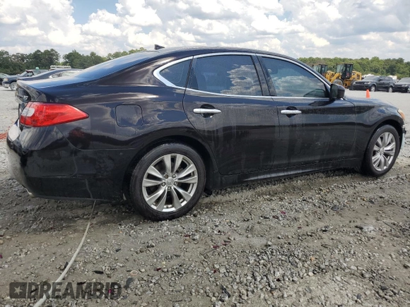 2013 Infiniti M37 with VIN JN1BY1AP0DM512717, listed as a Copart auction lot 69612474 with 125,102 mi miles and Salvage Title. Bid and sale history available at carsss.com. Image 3.