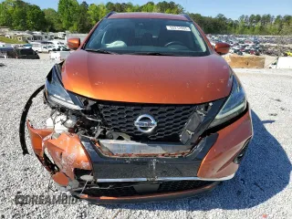 2021 Nissan Murano SV z VIN 5N1AZ2BJXMC130282, wystawiony jako Copart lot #53212005 z przebiegiem 36 693 mil mil oraz Szkoda całkowita • Salvage title. Historia ofert i sprzedaży dostępna na DreamBid. Obrazek 5.