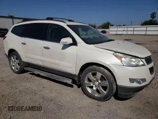 2012 Chevrolet Traverse 1LT with VIN 1GNKRGED1CJ204993, listed as a Copart auction lot 48971835 with 211,041 mi miles and Salvage Title. Bid and sale history available at DreamBid. Image 4.