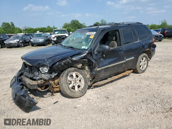2004 GMC Envoy SLT with VIN 1GKDT13S342188670, listed as a Copart auction lot 59080825 with 334,233 mi miles and Salvage title. Bid and sale history available at DreamBid. Image 1.