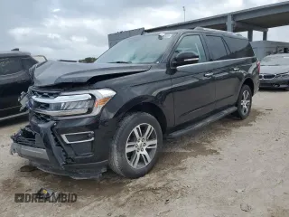 2024 Ford Expedition Max Limited with VIN 1FMJK1K86REA28680, listed as a Copart auction lot 47619525 with 19,169 mi miles and Clean Title. Bid and sale history available at DreamBid. Image 1.