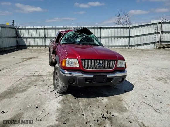 2002 Ford Ranger XL Fleet with VIN 1FTZR45E72TA42627, listed as a Copart auction lot 50550395 with 155,258 mi miles and Salvage Title. Bid and sale history available at carsss.com. Image 11.
