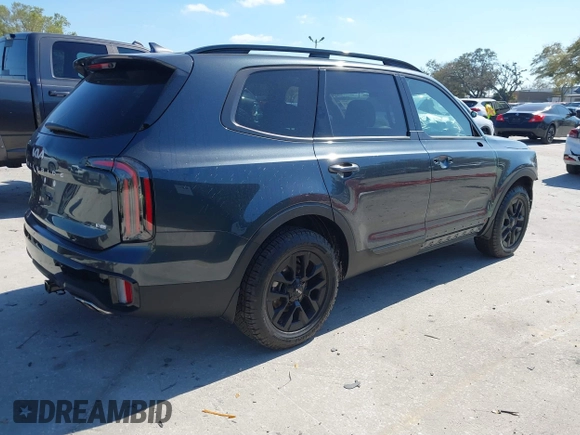 2024 Kia Telluride SX Prestige X-Line z VIN 5XYP5DGC9RG547945, wystawiony jako IAAI lot #41705605 z przebiegiem 7 308 mil mil oraz . Historia ofert i sprzedaży dostępna na DreamBid. Obrazek 4.