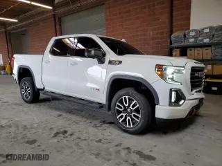 2020 GMC Sierra 1500 AT4 with VIN 3GTP9EEL0LG102340, listed as a Copart auction lot 49222405 with 108,474 mi miles and Salvage Title. Bid and sale history available at carsss.com. Image 4.