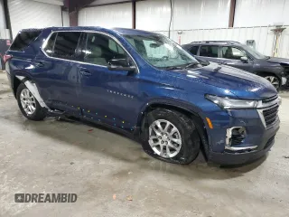 2022 Chevrolet Traverse LS with VIN 1GNEVFKW1NJ168119, listed as a Copart auction lot 80633784 with 19,096 mi miles and Salvage Title. Bid and sale history available at carsss.com. Image 4.