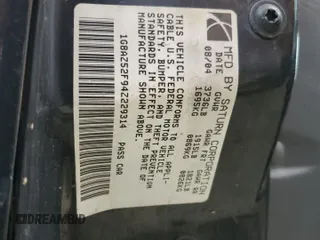 2004 Saturn ION ION 2 z VIN 1G8AZ52F94Z229314, wystawiony jako Copart lot #74720014 z przebiegiem 238 636 mil mil oraz Szkody całkowita. Historia ofert i sprzedaży dostępna na DreamBid. Obrazek 15.