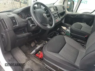 2020 Ram ProMaster Cargo with VIN 3C6TRVDG2LE135023, listed as a Copart auction lot 80144214 with 43,076 mi miles and Salvage Title. Bid and sale history available at carsss.com. Image 8.