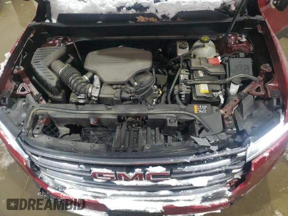 2021 GMC Acadia AT4 with VIN 1GKKNLLS2MZ234915, listed as a Copart auction lot 87026744 with 25,302 mi miles and Salvage Title. Bid and sale history available at carsss.com. Image 13.