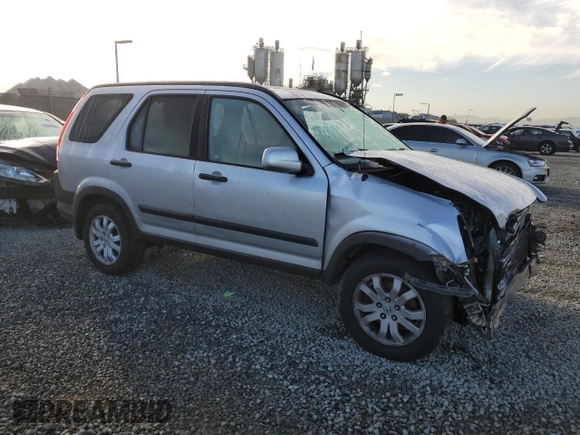 2005 Honda CR-V EX with VIN JHLRD788X5C022255, listed as a Copart auction lot 46299875 with 187,804 mi miles and Salvage Title. Bid and sale history available at carsss.com. Image 4.