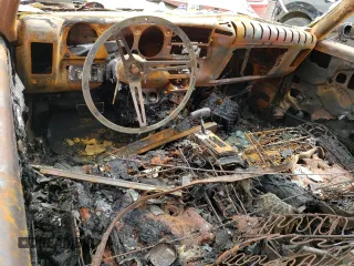 1970 Pontiac GTO z VIN 242370Z105640, wystawiony jako Copart lot #51594524 z przebiegiem Nie podano mil oraz Szkody całkowita. Historia ofert i sprzedaży dostępna na DreamBid. Obrazek 8.