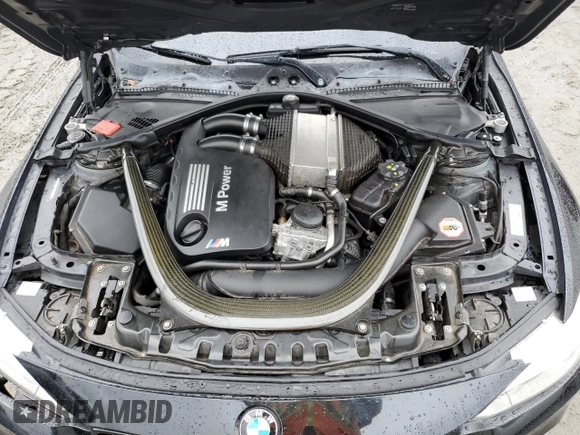 2015 BMW M4 with VIN WBS3R9C51FK330380, listed as a Copart auction lot 71764224 with 126,040 mi miles and Salvage Title. Bid and sale history available at carsss.com. Image 12.