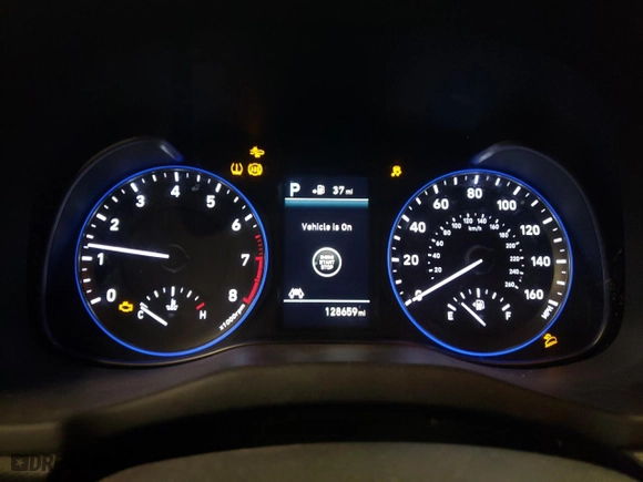 2018 Hyundai Kona Ultimate with VIN KM8K5CA57JU064659, listed as a Copart auction lot 82434424 with 128,659 mi miles and Salvage Title. Bid and sale history available at carsss.com. Image 9.