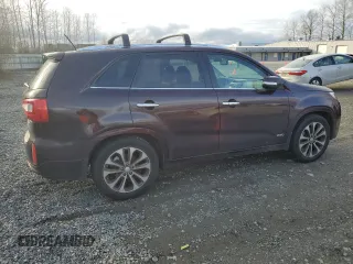 2015 Kia Sorento SX with VIN 5XYKWDA77FG568548, listed as a Copart auction lot 46526035 with 116,690 mi miles and Clean Title. Bid and sale history available at carsss.com. Image 3.
