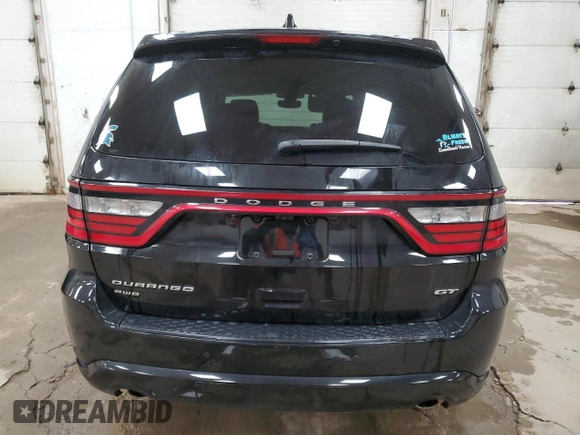 2017 Dodge Durango GT with VIN 1C4RDJDGXHC931267, listed as a Copart auction lot 59383975 with 26,169 mi miles and Clean title. Bid and sale history available at DreamBid. Image 6.