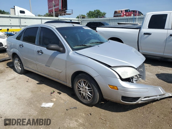 2005 Ford Focus S with VIN 1FAFP34N95W247489, listed as a Copart auction lot 60858415 with Not provided miles and Salvage title. Bid and sale history available at DreamBid. Image 4.