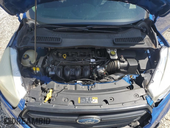 2017 Ford Escape S with VIN 1FMCU0F74HUD35591, listed as a Copart auction lot 59889465 with 134,552 mi miles and Salvage title. Bid and sale history available at DreamBid. Image 12.