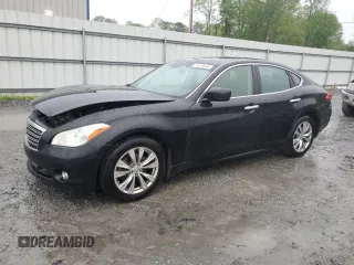 2012 Infiniti M37 with VIN JN1BY1AP5CM334768, listed as a Copart auction lot 51419645 with 133,468 mi miles and Salvage Title. Bid and sale history available at carsss.com. Image 1.