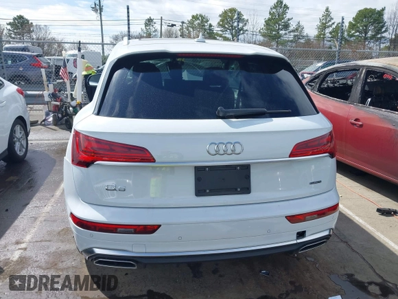 2024 Audi Q5 S line Premium with VIN WA1GAAFY4R2014543, listed as a IAAI auction lot 41704011 with 10,826 mi miles and . Bid and sale history available at DreamBid. Image 17.