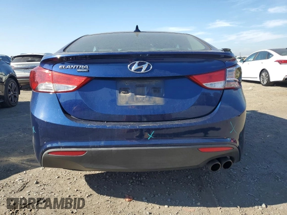 2013 Hyundai Elantra Coupe GS PZEV with VIN KMHDH6AE2DU001622, listed as a Copart auction lot 83233254 with 209,129 mi miles and Salvage Title. Bid and sale history available at carsss.com. Image 6.