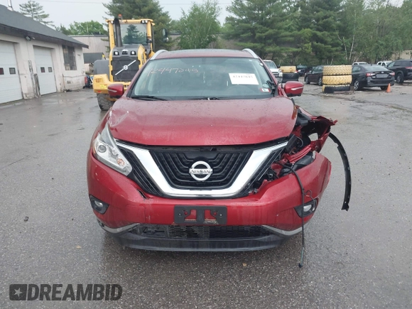 2015 Nissan Murano SL with VIN 5N1AZ2MH1FN269699, listed as a IAAI auction lot 42447845 with 211,764 mi miles and . Bid and sale history available at DreamBid. Image 13.