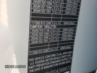 2025 Land Rover Range Rover Velar Dynamic SE with VIN SALYL2EX3SA398872, listed as a Copart auction lot 43451045 with 4,736 mi miles and Salvage title. Bid and sale history available at DreamBid. Image 14.