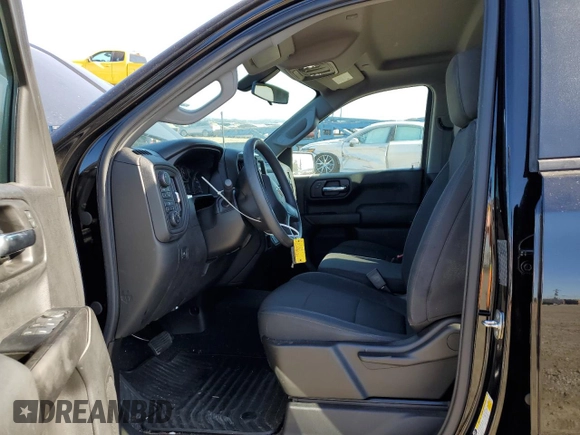 2019 Chevrolet Silverado 1500 Custom with VIN 1GCRYBEH8KZ372128, listed as a Copart auction lot 61106394 with 24,289 mi miles and Salvage Title. Bid and sale history available at DreamBid. Image 7.