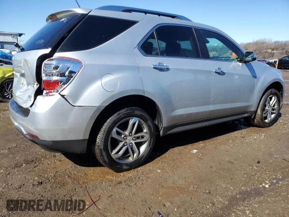 2017 Chevrolet Equinox Premier with VIN 2GNFLGEK1H6191670, listed as a Copart auction lot 47604625 with 119,511 mi miles and Salvage Title. Bid and sale history available at carsss.com. Image 3.