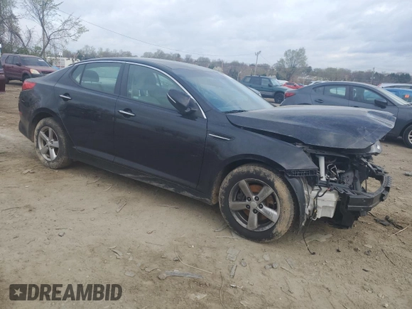 2014 Kia Optima LX with VIN 5XXGM4A74EG295356, listed as a Copart auction lot 50919795 with 183,274 mi miles and Salvage Title. Bid and sale history available at carsss.com. Image 4.