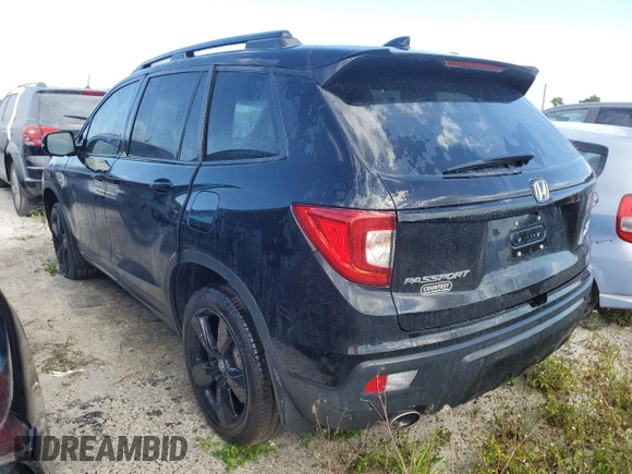 2021 Honda Passport Elite with VIN 5FNYF8H00MB010068, listed as a Copart auction lot 76408844 with 0 mi miles and Salvage Title. Bid and sale history available at carsss.com. Image 2.