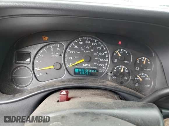 2001 GMC Sierra 1500 SLE z VIN 1GTEK19T11Z241405, wystawiony jako Copart lot #67396344 z przebiegiem 136 051 mil mil oraz Szkoda całkowita • Salvage title. Historia ofert i sprzedaży dostępna na DreamBid. Obrazek 9.