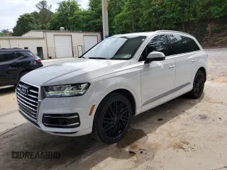 2017 Audi Q7 Premium Plus with VIN WA1LAAF71HD034774, listed as a Copart auction lot 55063835 with 114,481 mi miles and Clean Title. Bid and sale history available at DreamBid. Image 1.