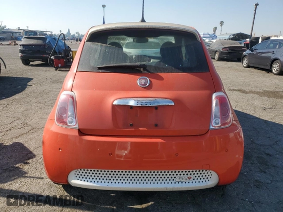 2016 FIAT 500e with VIN 3C3CFFGE4GT184019, listed as a Copart auction lot 41605715 with 36,051 mi miles and Clean title. Bid and sale history available at DreamBid. Image 6.